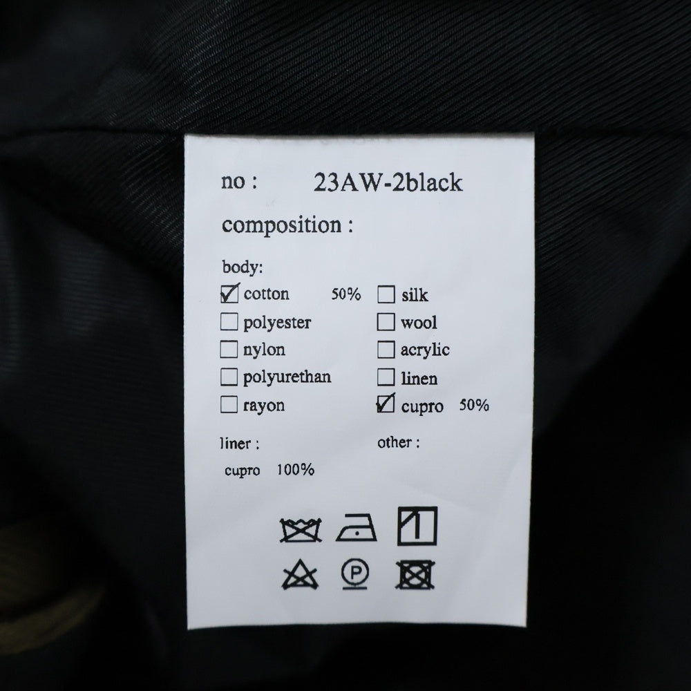 NO BRAND(ノーブランド) scrap スクラップ キルティング ボンバージャケット カーキ 23AW-2black