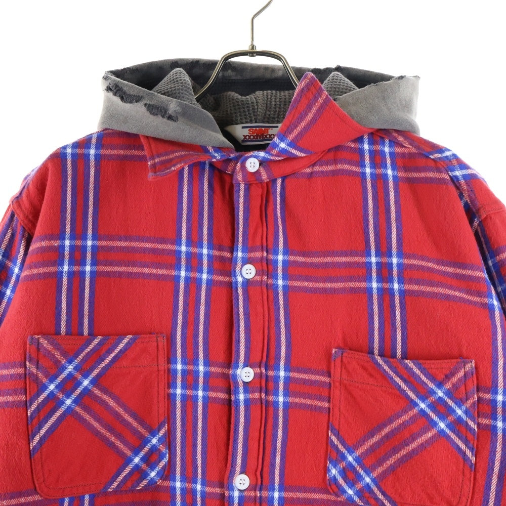 SAINT MICHAEL(セントマイケル) 24AW SHIRT JK FRANNEL QLT フランネル