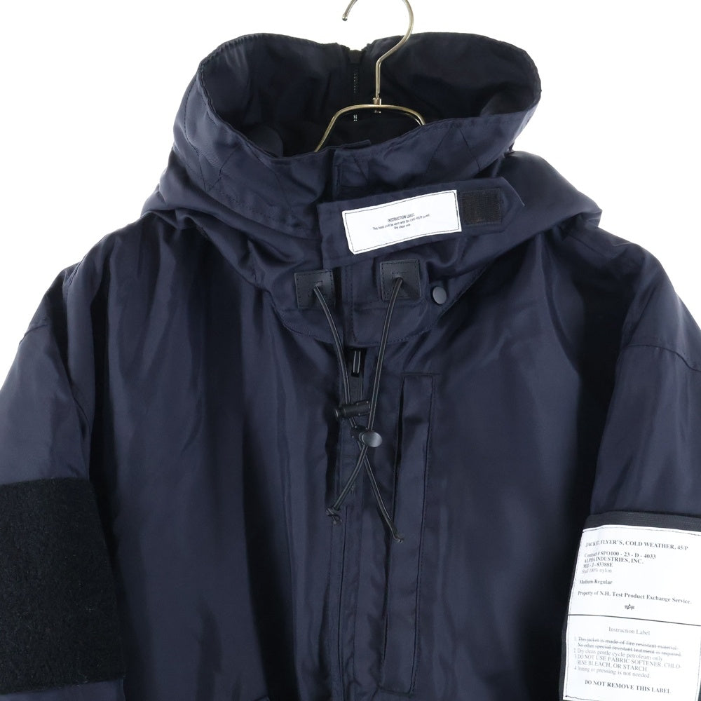 N.HOOLYWOOD(エヌハリウッド) ×ALPHA アルファ フーデッドミリタリーブルゾン TA0235 9021