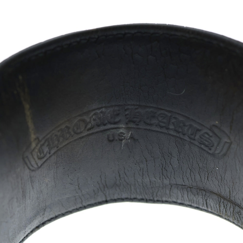 CHROME HEARTS(クロムハーツ) DOUBLE RR ダブルロックンロール カモフラ レザーブレスレット ガンスリンガー カーキ