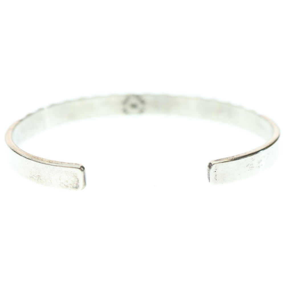 Bruce Morgan(ブルースモーガン) 14K ナバホ族 バングル スタンプワーク ブレスレット インディアンジュエリー シルバー