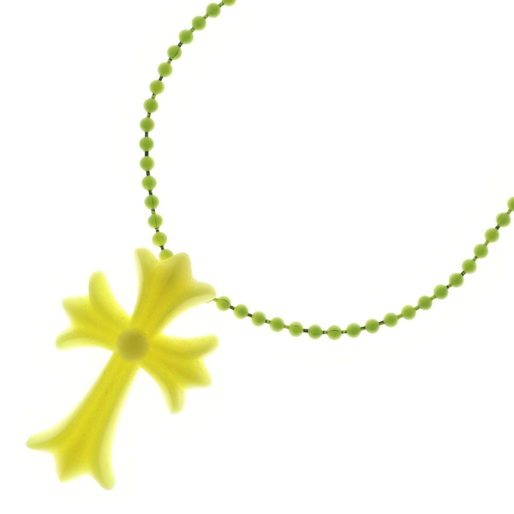 CHROME HEARTS(クロムハーツ) FNO RUBBER CH CRS SML FNO限定 ラバースモールCHクロス シリコンネックレストップ イエロー