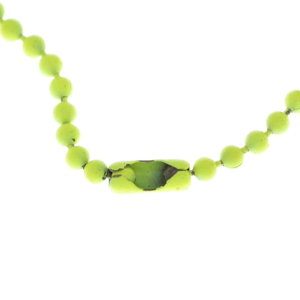 CHROME HEARTS(クロムハーツ) FNO RUBBER CH CRS SML FNO限定 ラバースモールCHクロス シリコンネックレストップ イエロー