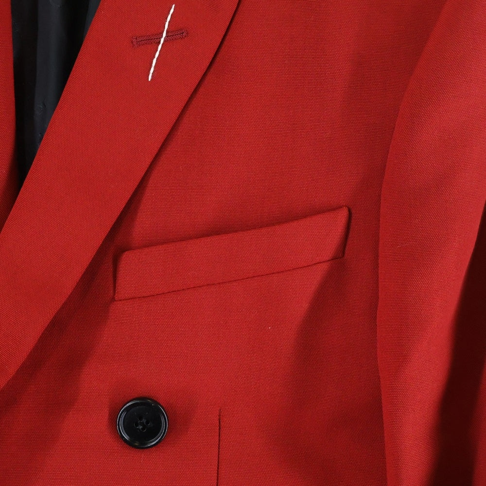 DIOR(ディオール) アトリエラベル モヘア混 ダブルブレスド テーラード ジャケット レッド 833C230Q4286