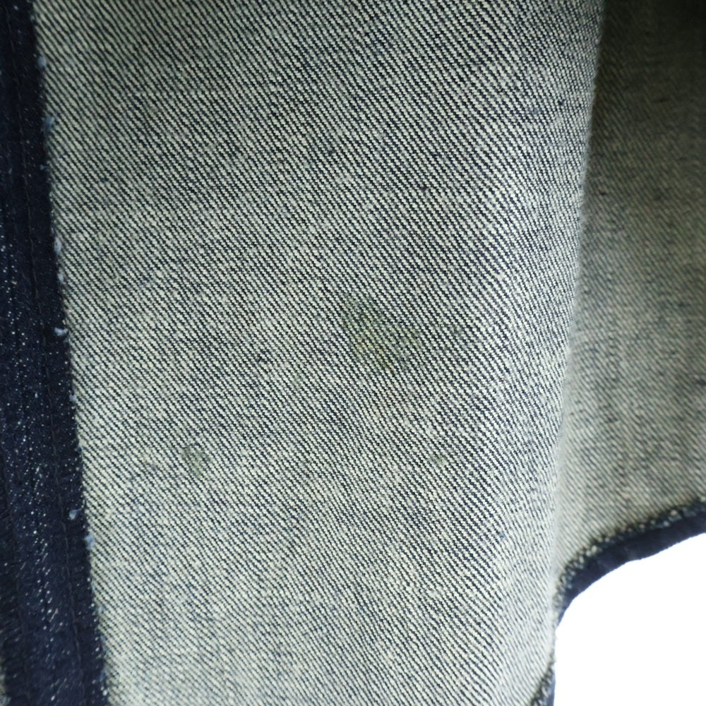 CHROME HEARTS(クロムハーツ) OLD オールド ホースシュー ボタン バック フレアニー ウエスタン デニム シャツジャケット インディゴ