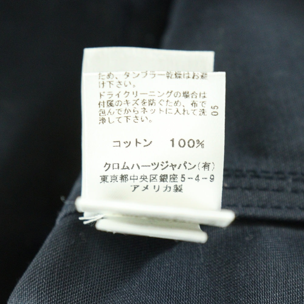 CHROME HEARTS(クロムハーツ) BSフレアボタン ミリタリー シャツジャケット ネイビー
