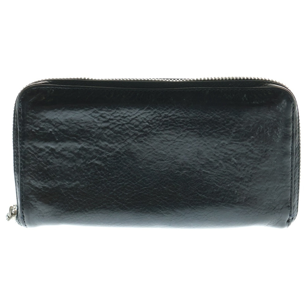 CHROME HEARTS(クロムハーツ) REC F ZIP 3クロス ラウンドジップレザーウォレット 財布 ブラック BCA368