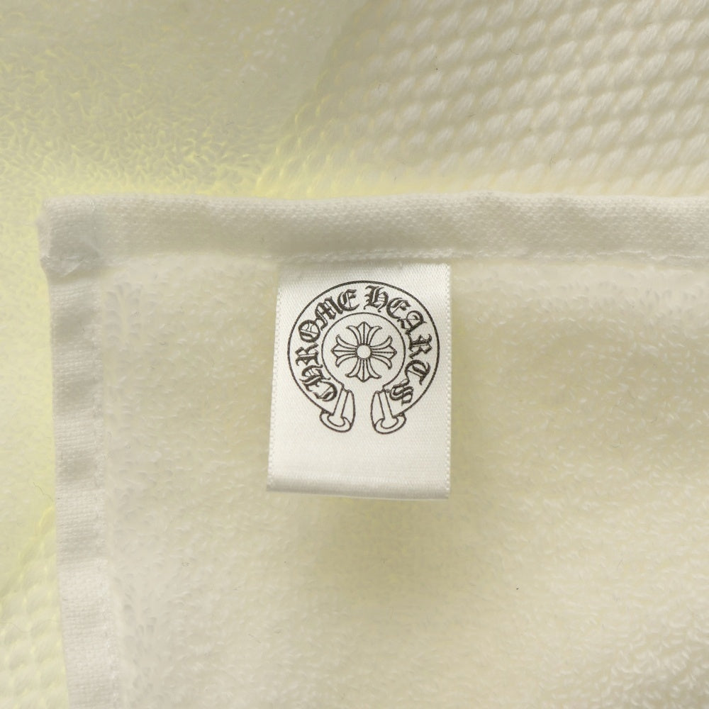 CHROME HEARTS(クロムハーツ) ホースシュー刺繍 コットン バスタオル ホワイト