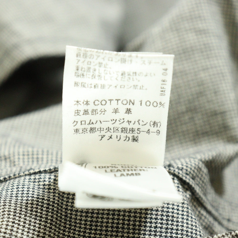 CHROME HEARTS(クロムハーツ) OLD オールド フローラルボタン コットン 長袖シャツ グレー