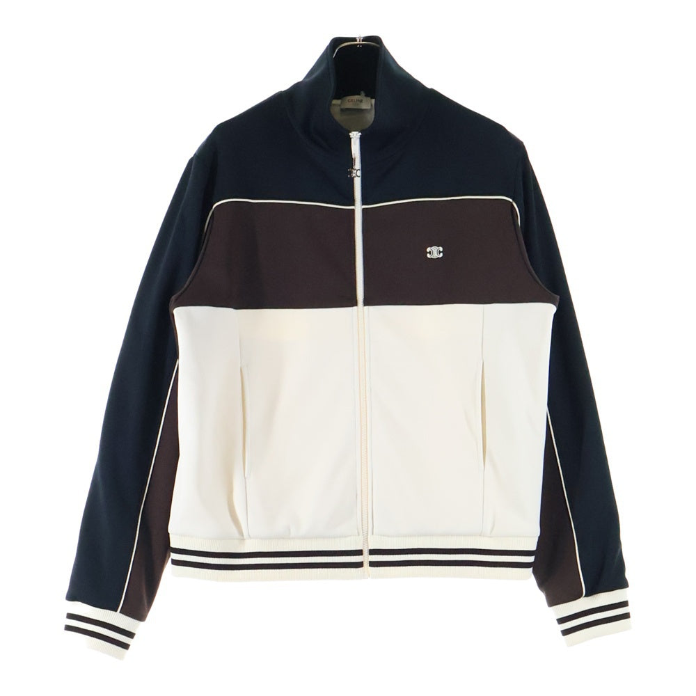 CELINE(セリーヌ) トラックスーツダブルフェイスジャージーブルゾン ブラック/ホワイト 2Y43C121O