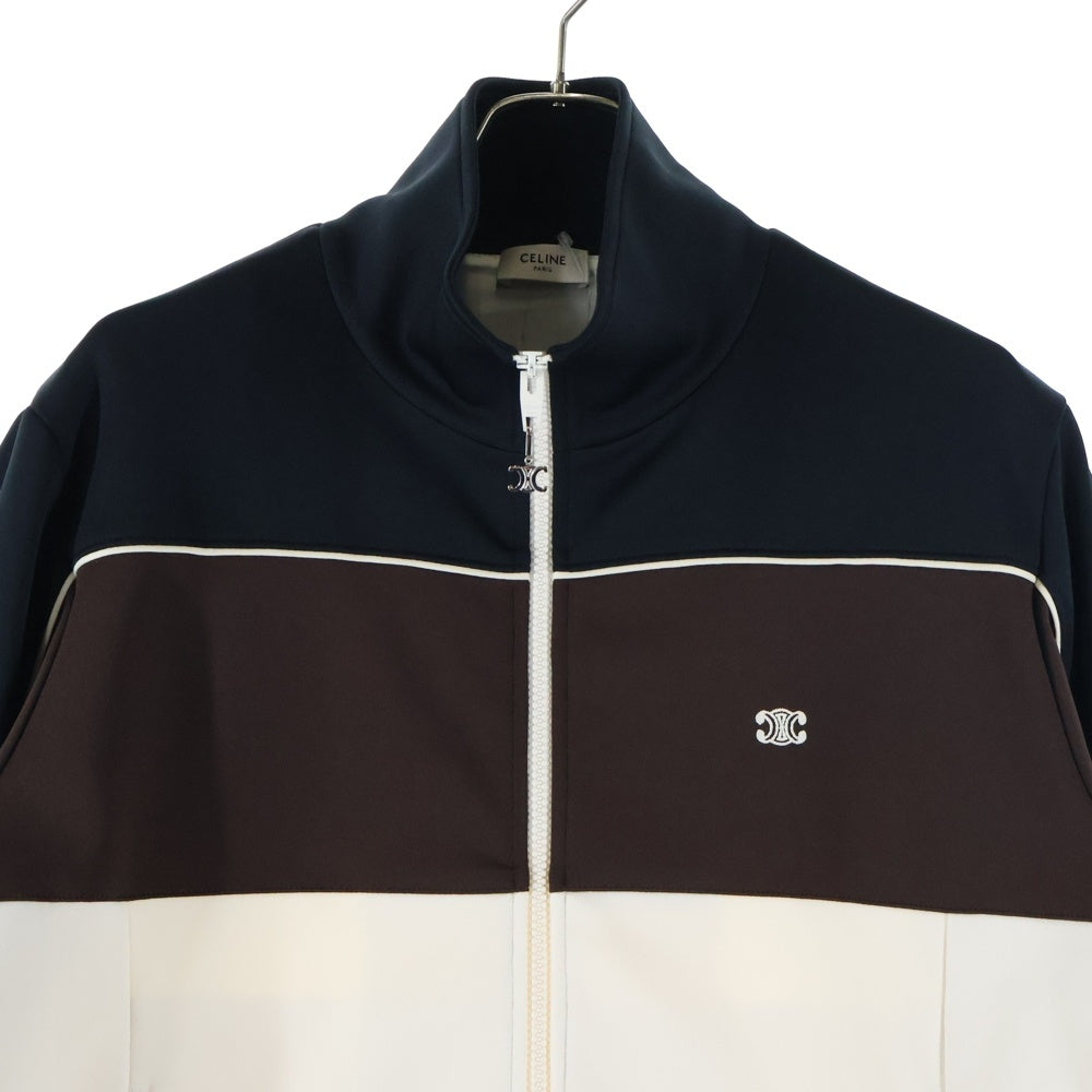 CELINE(セリーヌ) トラックスーツダブルフェイスジャージーブルゾン ブラック/ホワイト 2Y43C121O
