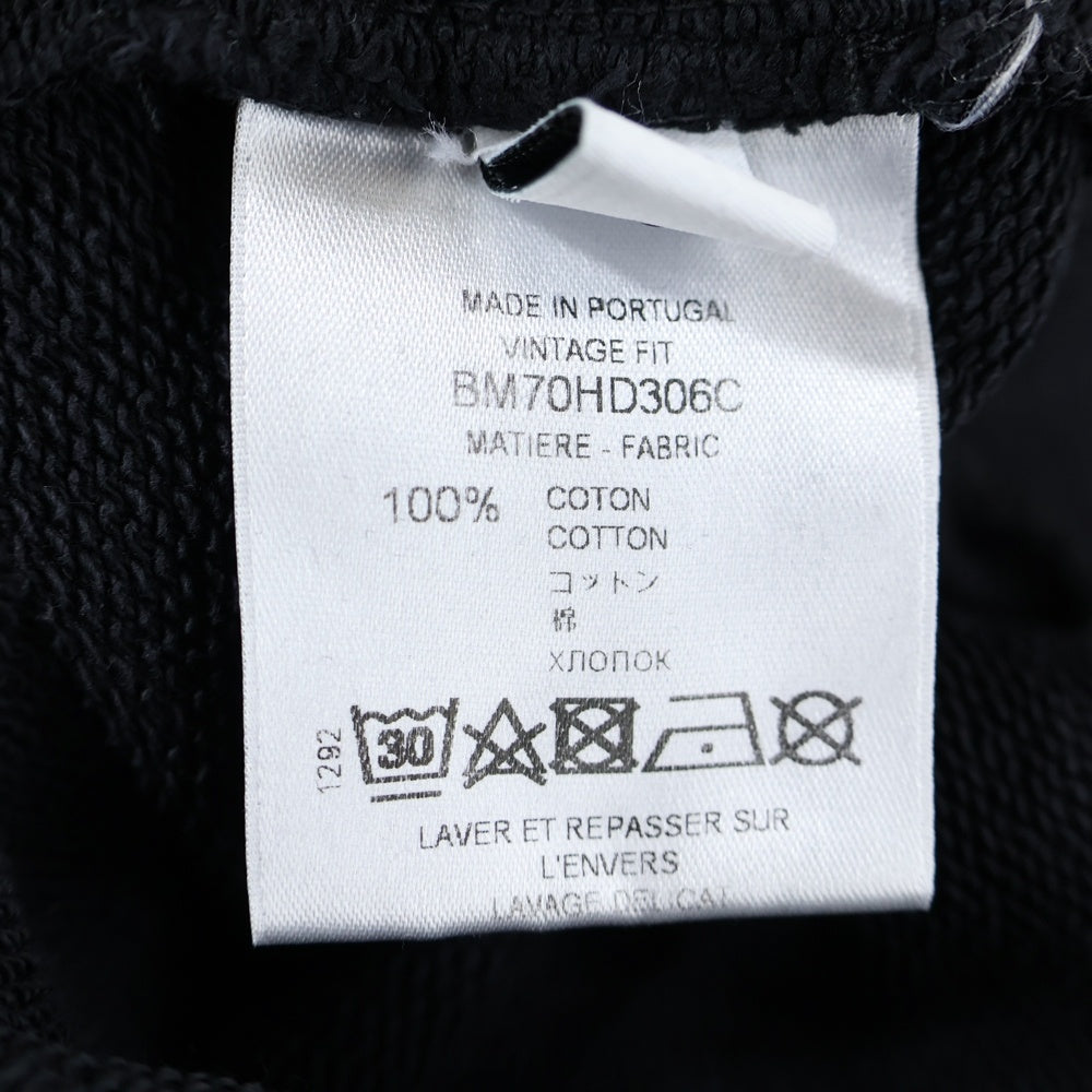GIVENCHY(ジバンシィ) World Tour Crewneck ワールドツアー ダメージ加工 クルーネックスウェットトレーナー ブラック BM70HD306C