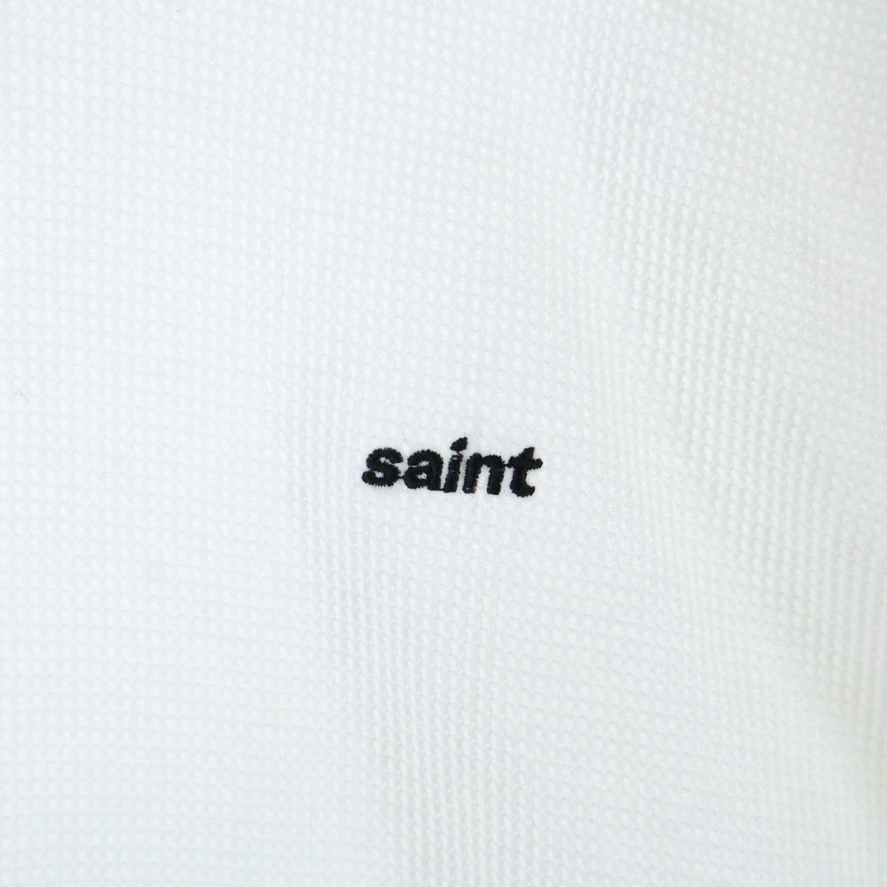 SAINT MICHAEL(セントマイケル) 25SS LS THARMAL TEE サーマル 長袖Tシャツ ロンT ホワイト SM-HR8-0000-038