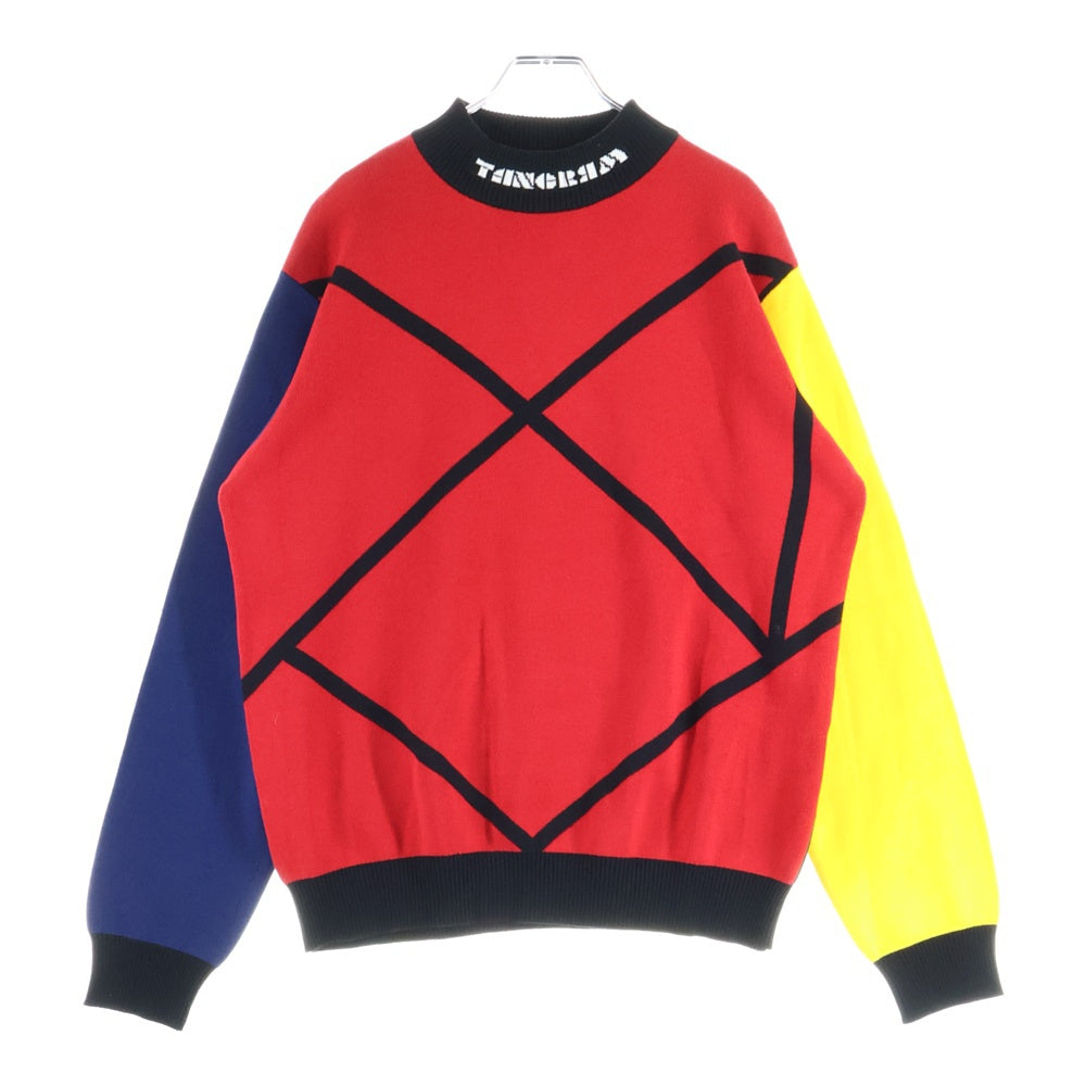 TANGRAM(タングラム) モックネック ニットセーター マルチカラー TGA-MN08