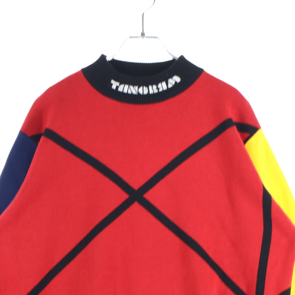 TANGRAM(タングラム) モックネック ニットセーター マルチカラー TGA-MN08