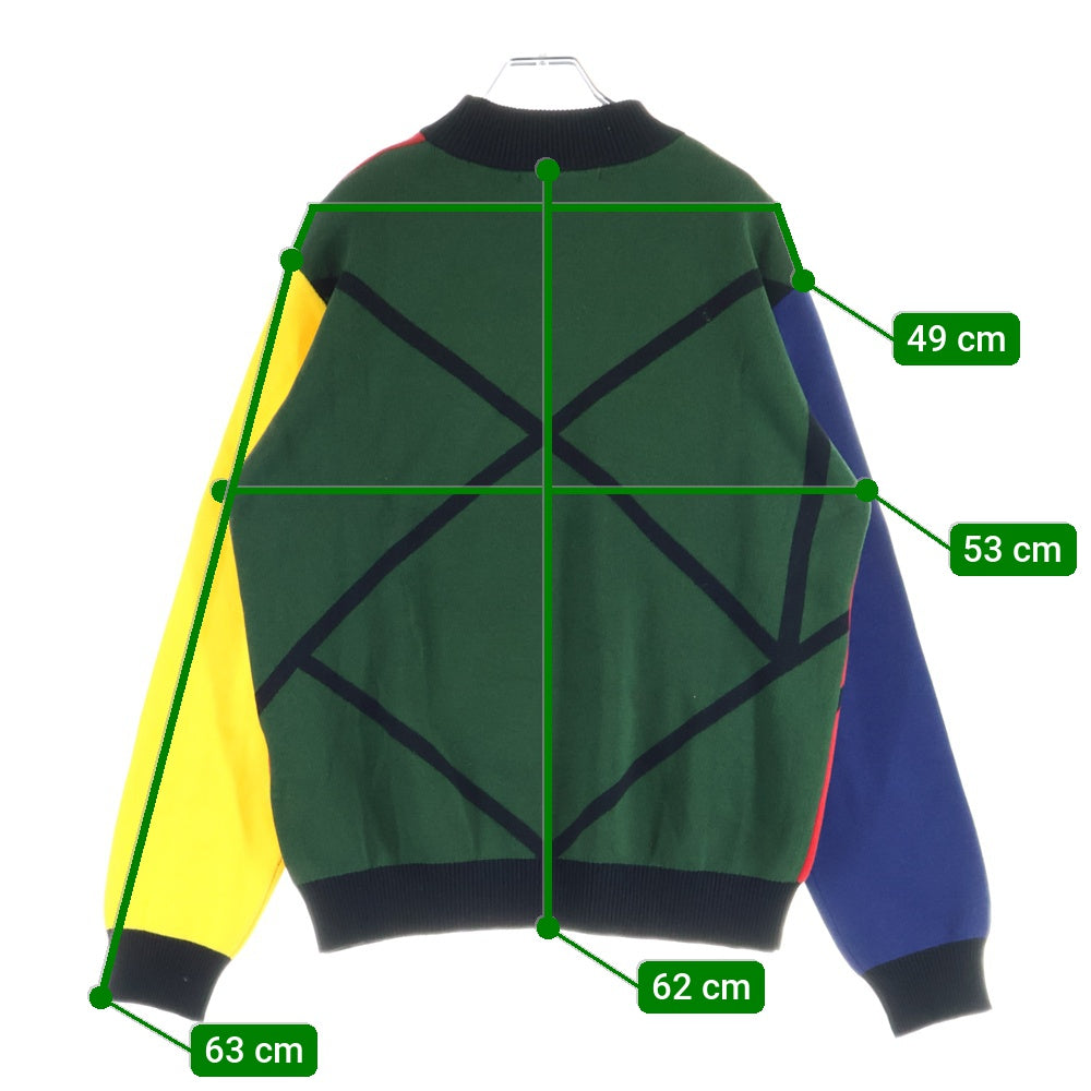 TANGRAM(タングラム) モックネック ニットセーター マルチカラー TGA-MN08