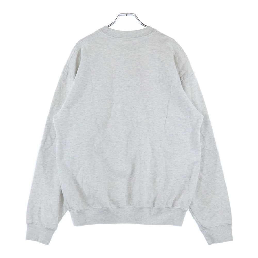 Sporty&rich(スポーティーアンドリッチ) Logo Sweat ロゴ クルーネックスウェットトレーナー グレー