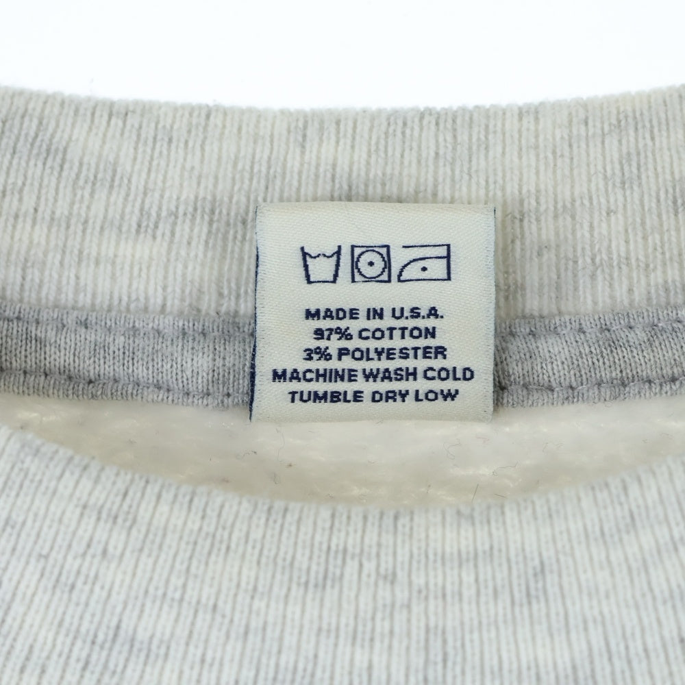 Sporty&rich(スポーティーアンドリッチ) Logo Sweat ロゴ クルーネックスウェットトレーナー グレー