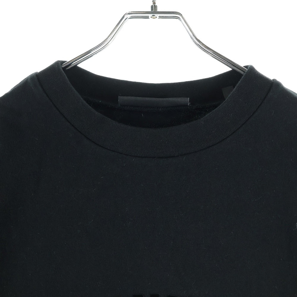 ESSENTIALS FEAR OF GOD(エッセンシャル フィアオブゴッド) ラバーロゴ モックネック 半袖Tシャツ ブラック