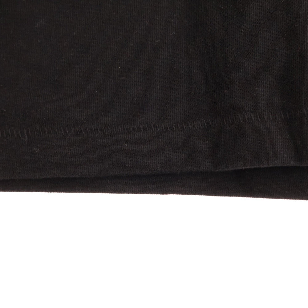 ESSENTIALS FEAR OF GOD(エッセンシャル フィアオブゴッド) ラバーロゴ モックネック 半袖Tシャツ ブラック