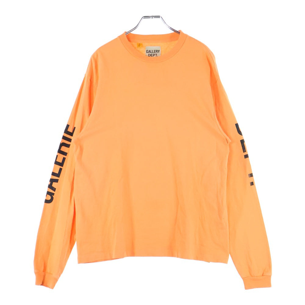 GALLERY DEPT.(ギャラリーデプト) Arm Logo L/S Tee アームロゴ 長袖Tシャツ ロンT オレンジ