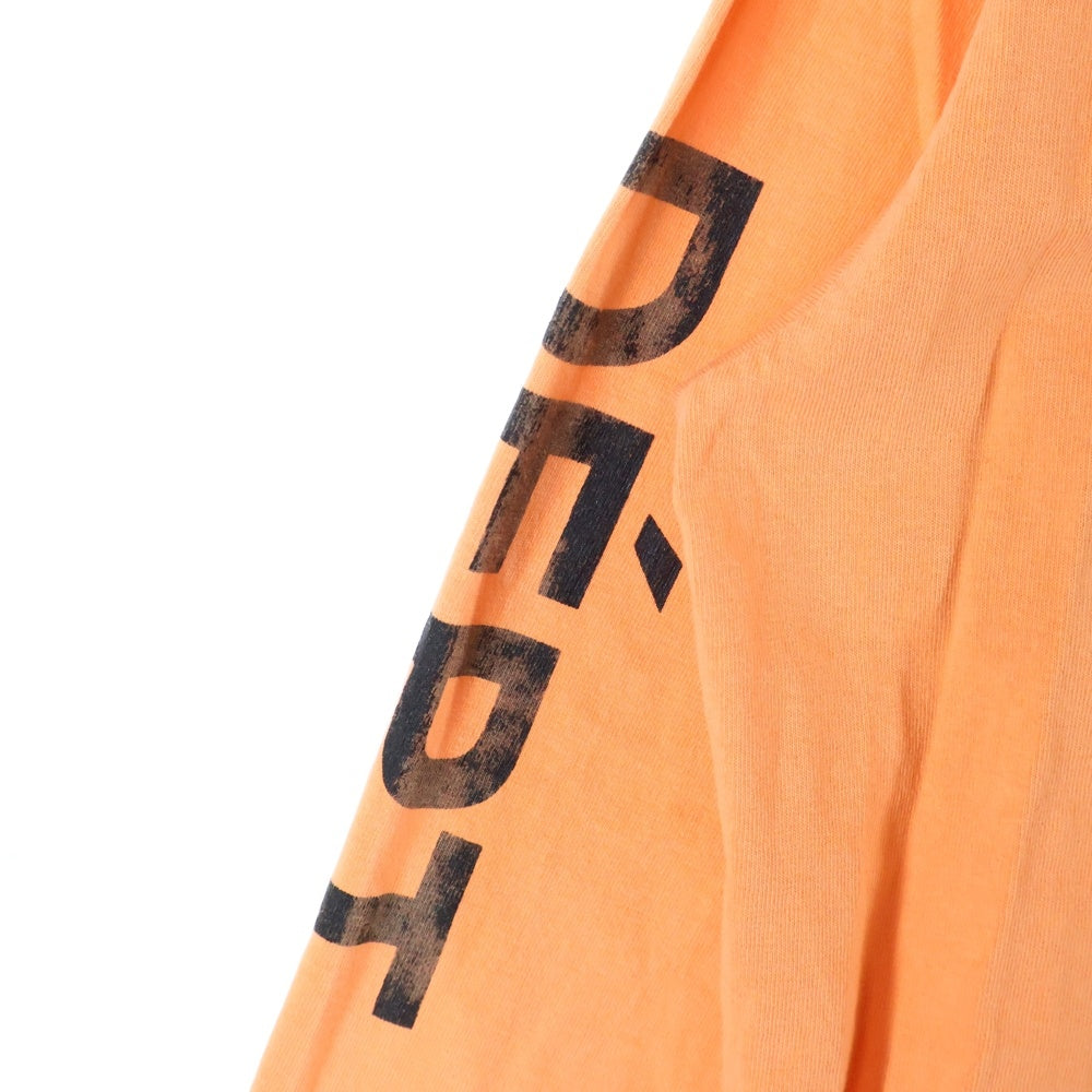 GALLERY DEPT.(ギャラリーデプト) Arm Logo L/S Tee アームロゴ 長袖Tシャツ ロンT オレンジ