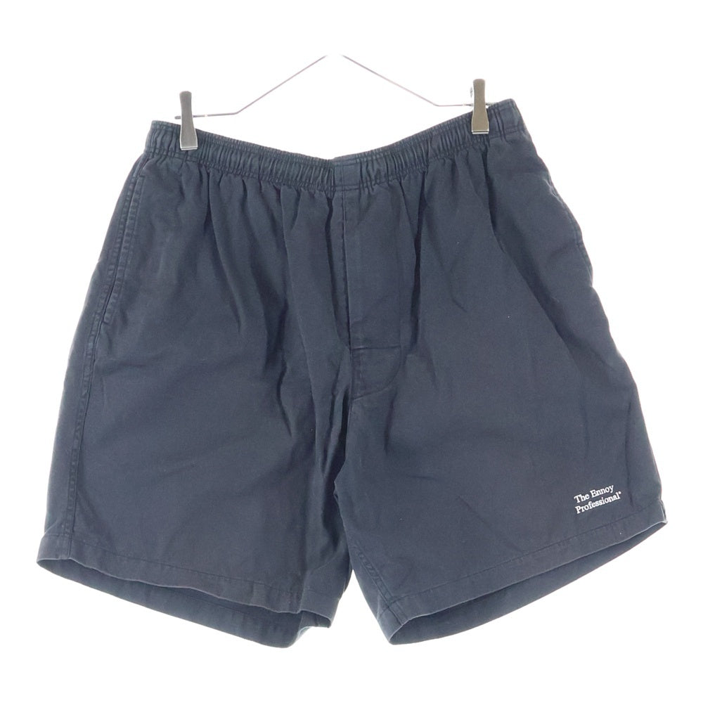 The Ennoy Professional(エンノイプロフェッショナル) 22SS イージーショーツ ハーフパンツ ブラック SS22BRENPT01LV