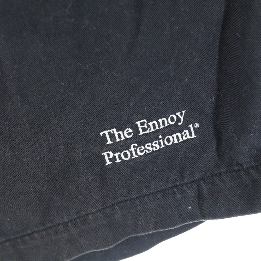 The Ennoy Professional(エンノイプロフェッショナル) 22SS イージーショーツ ハーフパンツ ブラック SS22BRENPT01LV