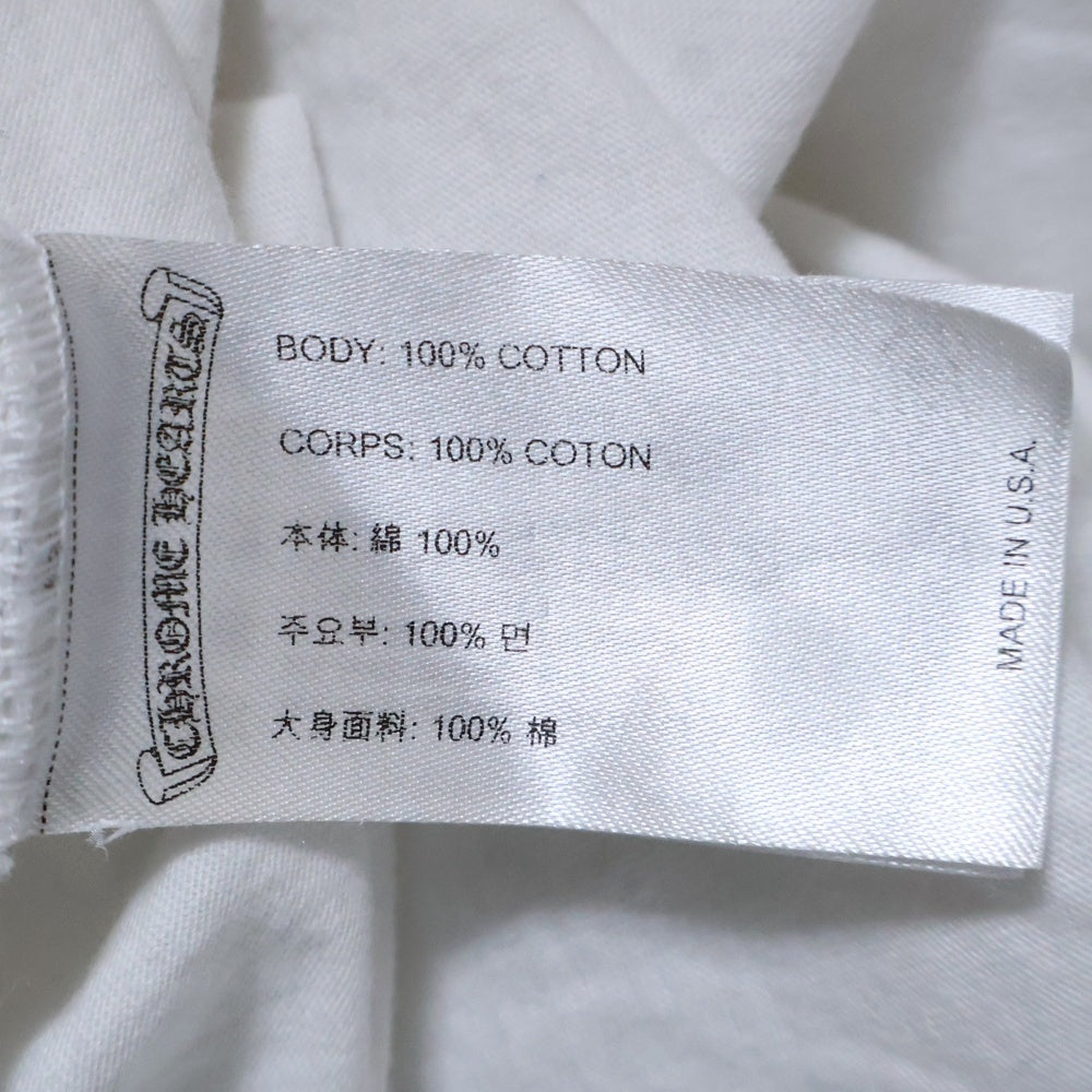 CHROME HEARTS(クロムハーツ) Camo Horseshoe S/S カモ柄 ホースシュープリント 半袖Tシャツカットソー ホワイト