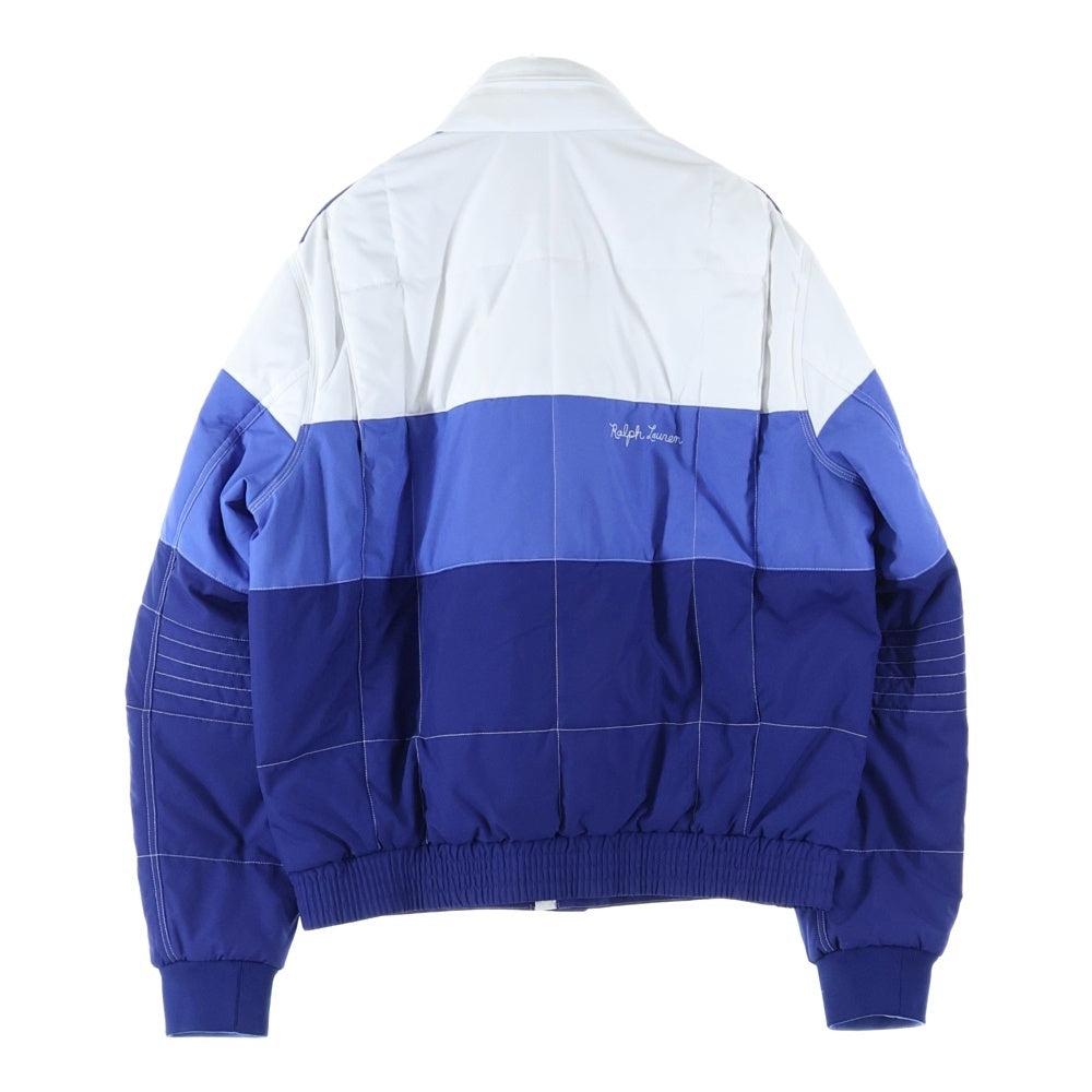 POLO RALPH LAUREN(ポロラルフローレン) ワッペン ポロレーシングジャケット ホワイト/ブルー
