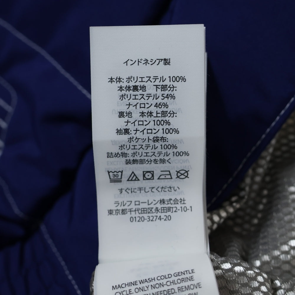 POLO RALPH LAUREN(ポロラルフローレン) ワッペン ポロレーシングジャケット ホワイト/ブルー