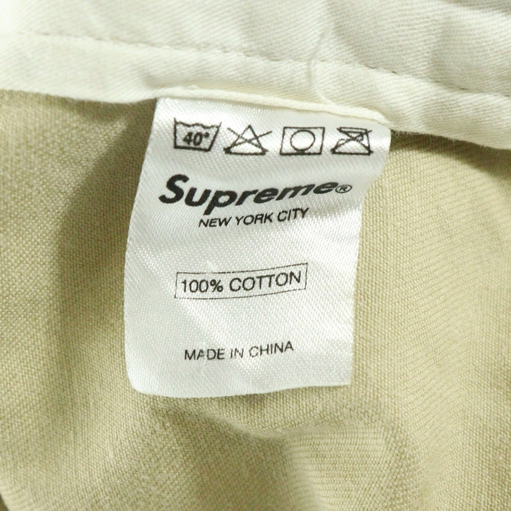 SUPREME(シュプリーム) 09SS Chino Pants ボタンフライ チノ ワークロングパンツ ベージュ