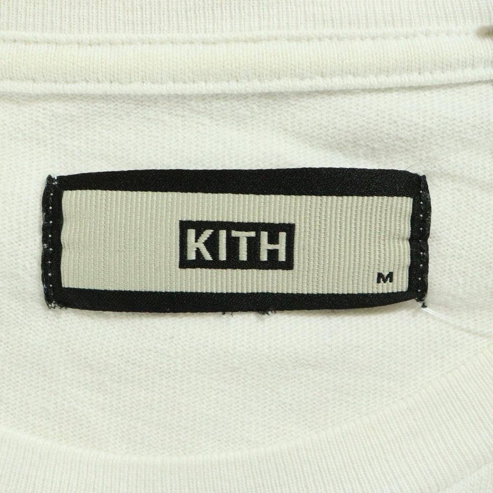 KITH(キス) ボックスロゴ プリント クルーネック 半袖 Tシャツカットソー ホワイト