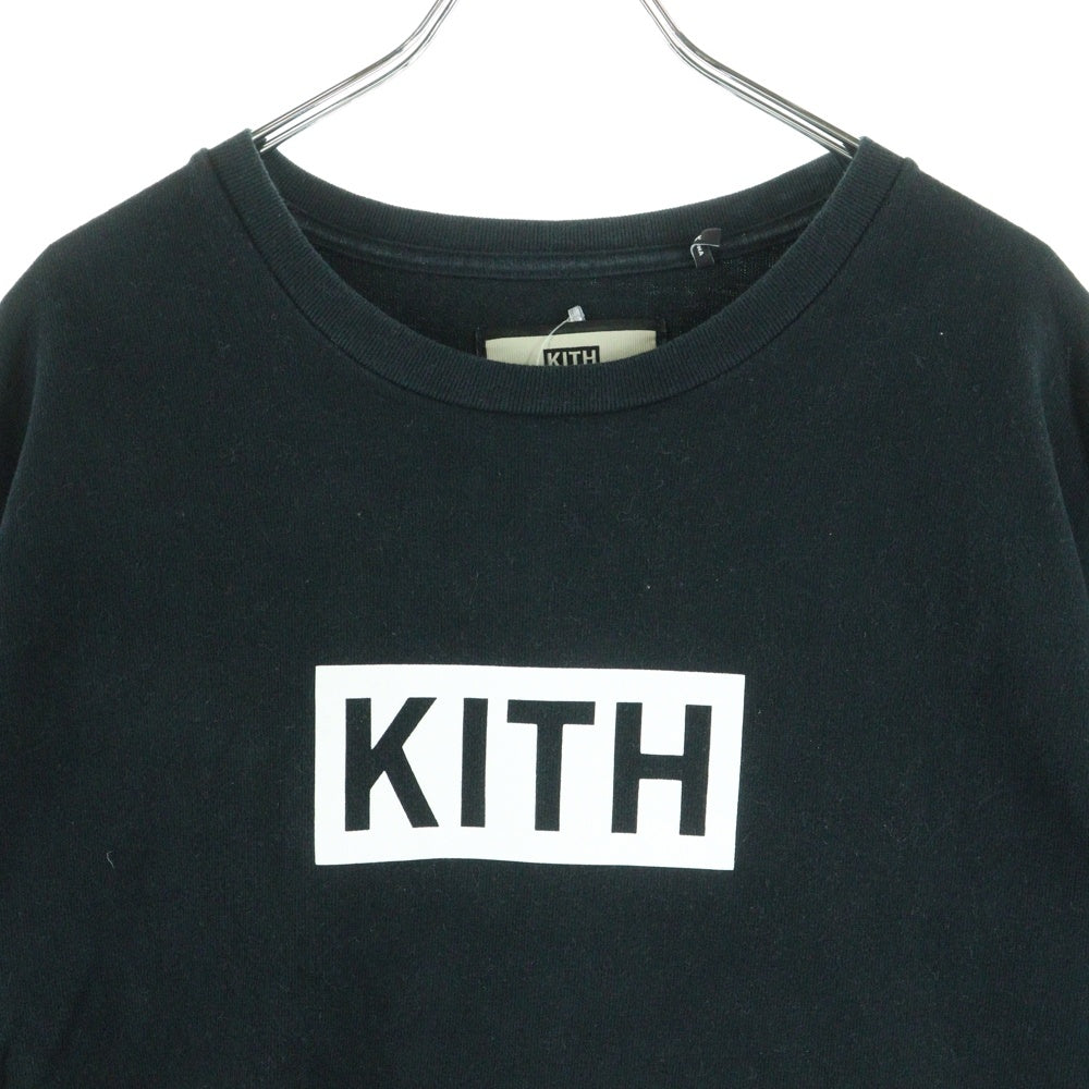 KITH(キス) ボックスロゴ プリント クルーネック 半袖 Tシャツカットソー ホワイト