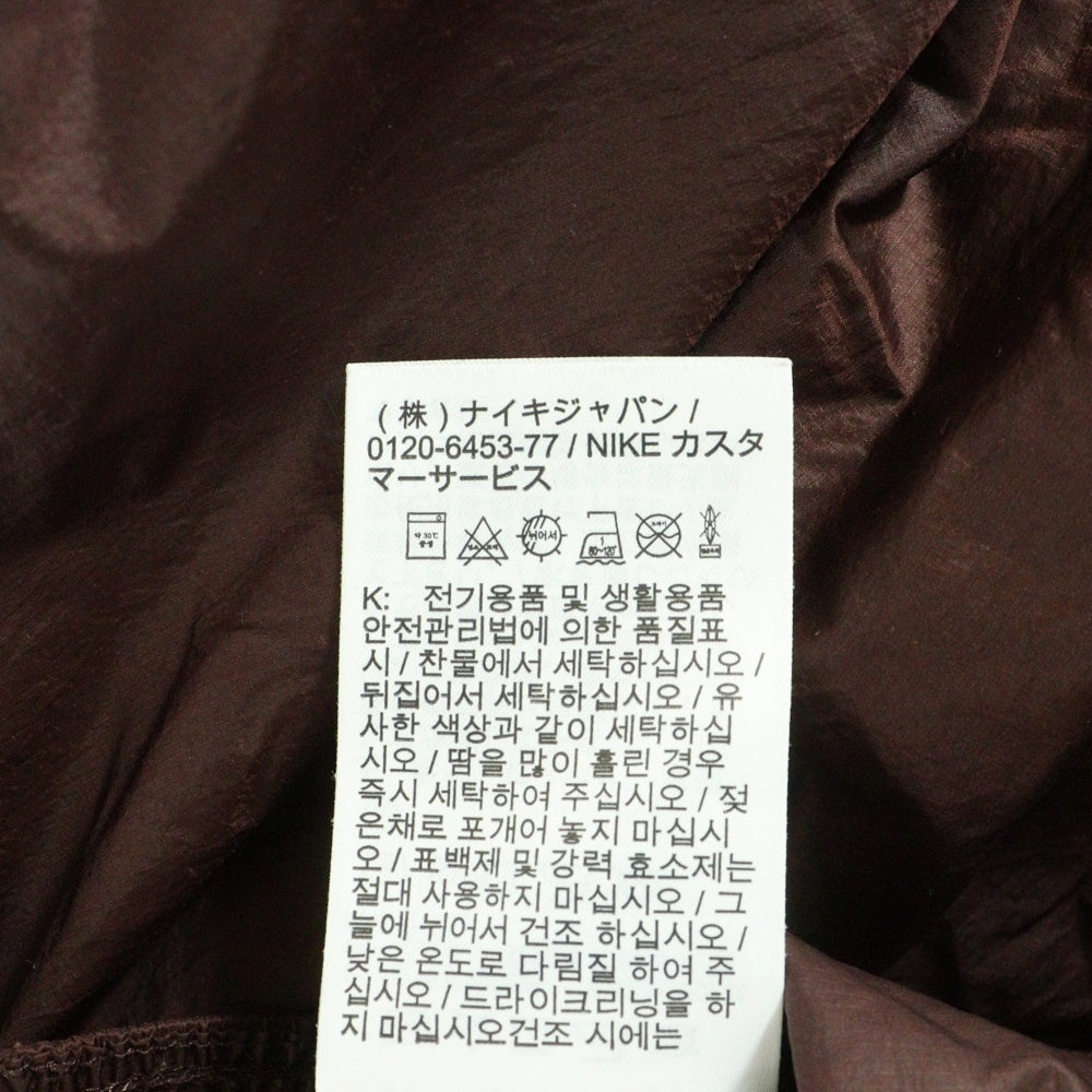 NIKE ACG(ナイキエーシージー) NRG CINDER WINDSHELL PANTS リサイクルナイロン ロングパンツ ブラウン DB1135-227