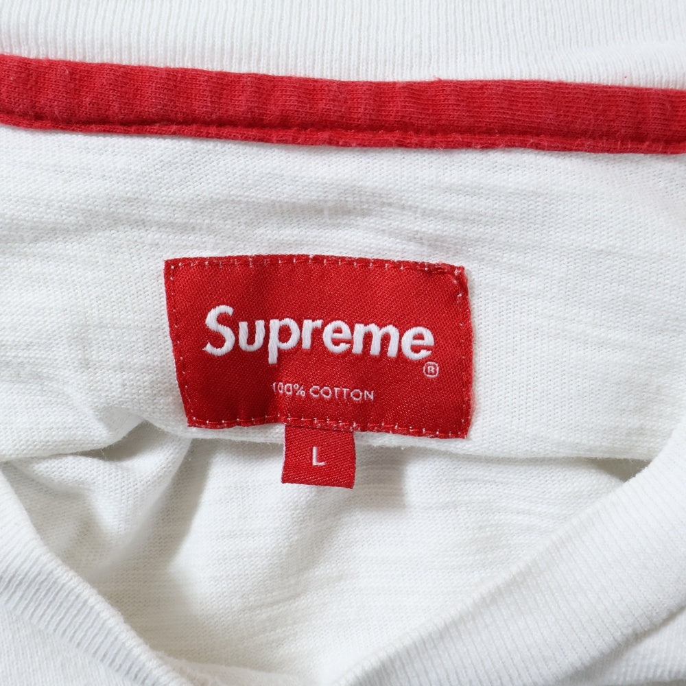 SUPREME(シュプリーム) Pocket Tee ポケット クルーネック 半袖 Tシャツ カットソー ホワイト