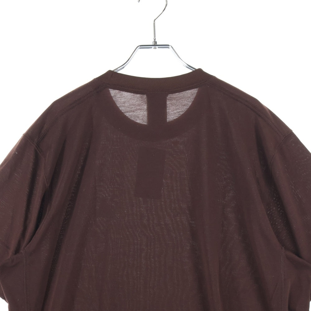 NIKE ACG(ナイキエーシージー) DFADV GOAT ROCKS S/S TOP ロゴ刺繍 クルーネック 半袖Tシャツカットソー ブラウン DX7883-227