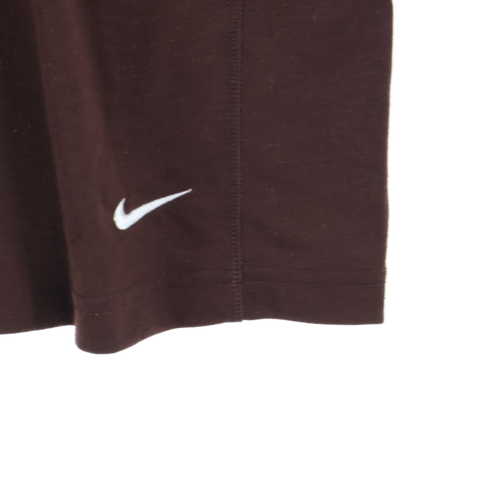 NIKE ACG(ナイキエーシージー) DFADV GOAT ROCKS S/S TOP ロゴ刺繍 クルーネック 半袖Tシャツカットソー ブラウン DX7883-227