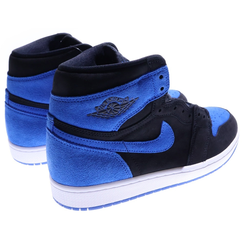 NIKE(ナイキ) AIR JORDAN 1 RETRO HIGH OG ROYAL REIMAGINED ジョーダン 1 レトロハイ OG ハイカットスニーカー ブルー/ブラック US9.5/27.5cm DZ5485-042