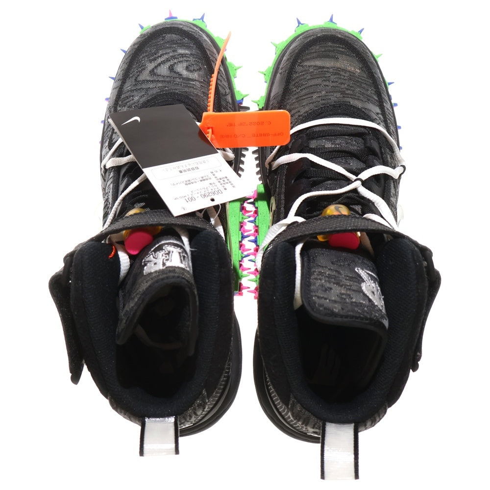 NIKE(ナイキ) ×Off-White AIR FORCE 1 MID オフホワイト エアフォース1 ミッドカットスニーカー ブラック US12/30cm DO6290-001