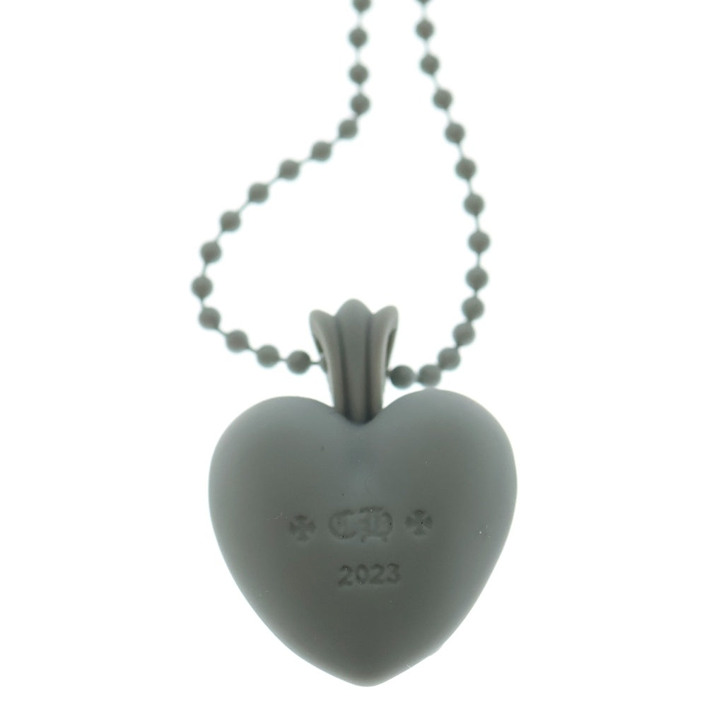 CHROME HEARTS(クロムハーツ) RUBBER HEART ハート ラバーネックレス シリコン グレー BCA307
