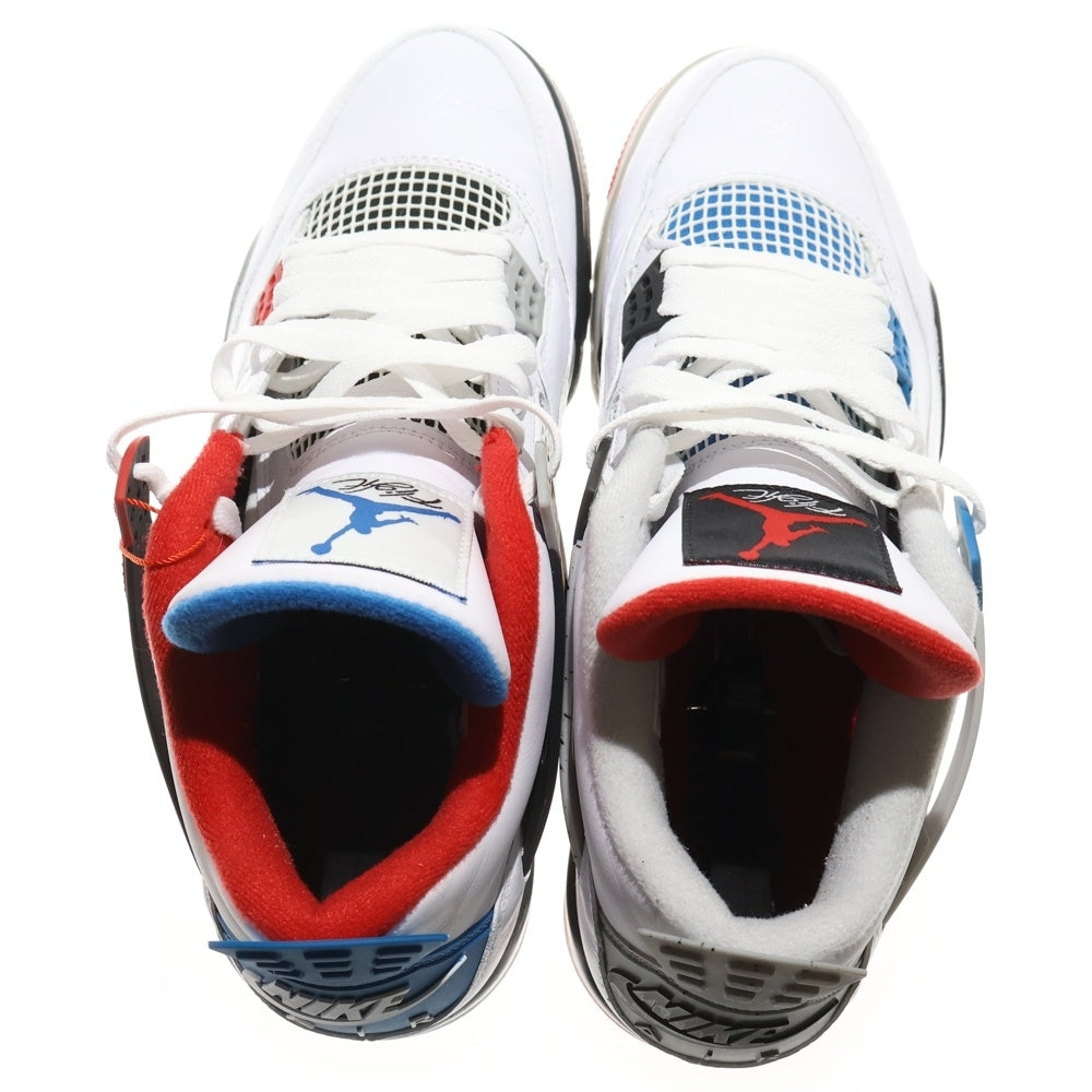 NIKE(ナイキ) AIR JORDAN 4 RETRO SE WHAT THE 4 エアジョーダン4 レトロ ワット ザ 4 ハイカットスニーカー ホワイト US12/30cm CI1184-146