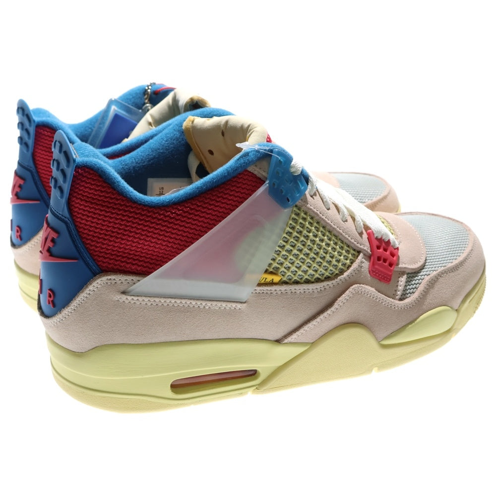 NIKE(ナイキ) ×UNION AIR JORDAN 4 GUAVA ICE ユニオン エアジョーダン4 グァバアイス ハイカットスニーカー マルチ US12/30cm DC9533-800