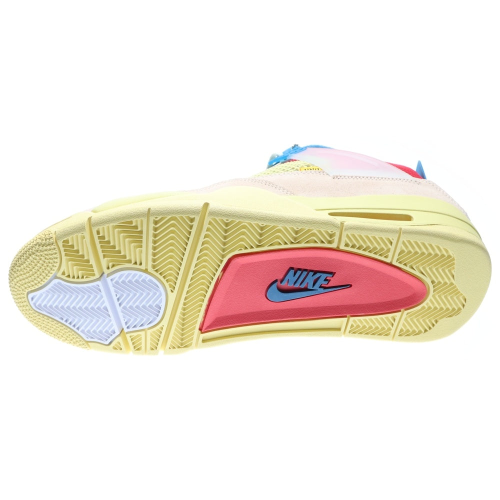 NIKE(ナイキ) ×UNION AIR JORDAN 4 GUAVA ICE ユニオン エアジョーダン4 グァバアイス ハイカットスニーカー マルチ US12/30cm DC9533-800