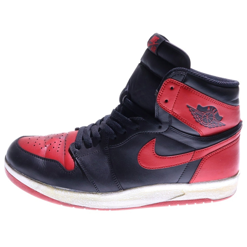 NIKE(ナイキ) 【観賞用2015年製】 AIR JORDAN 1.5 HIGH THE RETURN GYM RED エアジョーダン1.5 ハイザリターン ハイカットスニーカー ブラック/レッド US12/30cm 768861-001