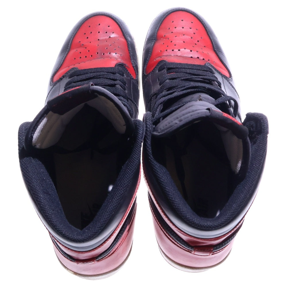 NIKE(ナイキ) 【観賞用2015年製】 AIR JORDAN 1.5 HIGH THE RETURN GYM RED エアジョーダン1.5 ハイザリターン ハイカットスニーカー ブラック/レッド US12/30cm 768861-001