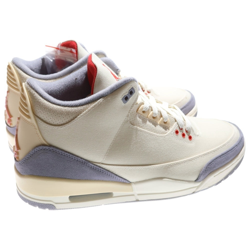NIKE(ナイキ) AIR JORDAN 3 SE Muslin エアジョーダン3 モスリン ハイカットスニーカーシューズ ベージュ US12/30cm DH7139-100