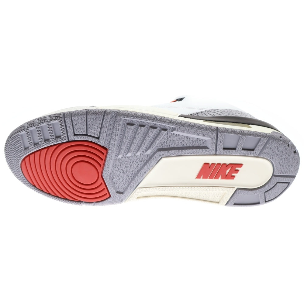 NIKE(ナイキ) AIR JORDAN 3 RETRO WHITE CEMENT REIMAGINED エアジョーダン3 レトロ ホワイトセメント リイマジンド ハイカットスニーカー ホワイト US12.5/30.5cm DN3707-100