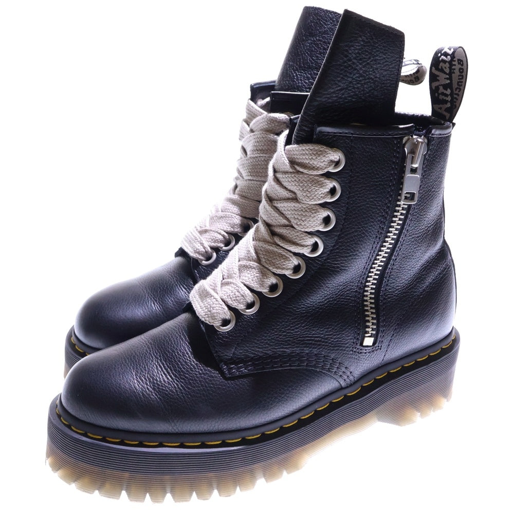 Rick Owens(リックオウエンス) 22AW ×Dr.Martens JUMBO LACE BOOTS ドクターマーチン ジャンボレース ハイカットレザーブーツ ブラック 27978001