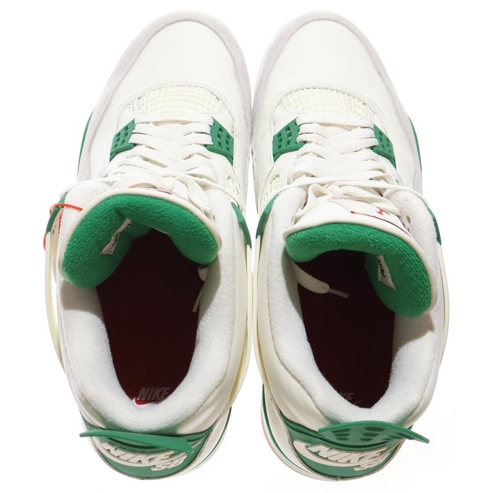 NIKE SB(ナイキエスビー) AIR JORDAN 4 RETRO SP Pine Green エアジョーダン 4 レトロ SP パイングリーン ハイカットスニーカー ホワイト/グリーン US12.5/30.5cm DR5415-103